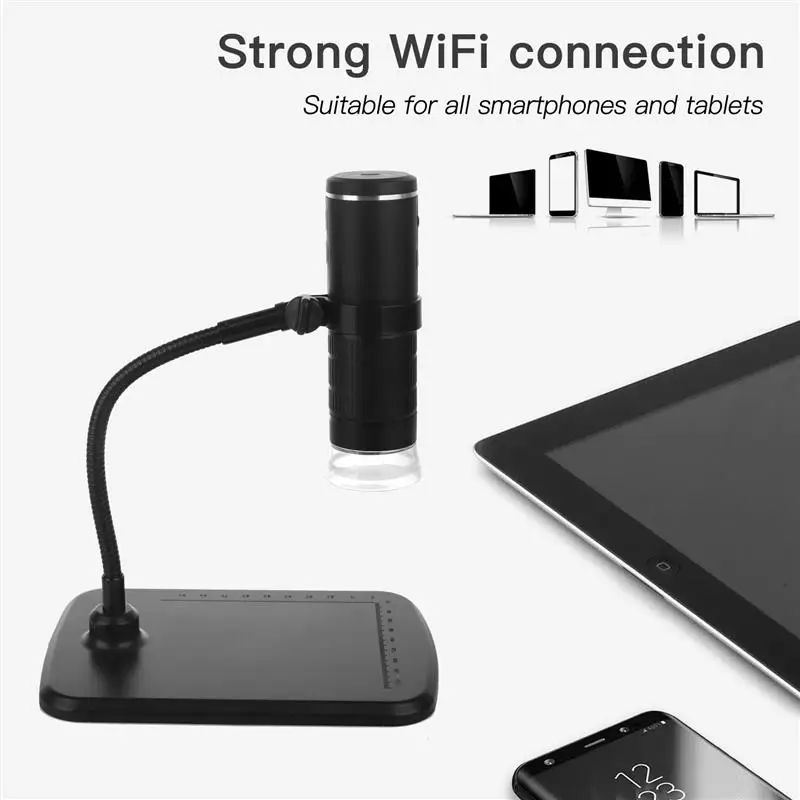 

1000X Digital Microscope HD 1080P LED USB WiFi Microscope Mobile Phone Microscope Camera for Smartphone PCB Inspection Tools