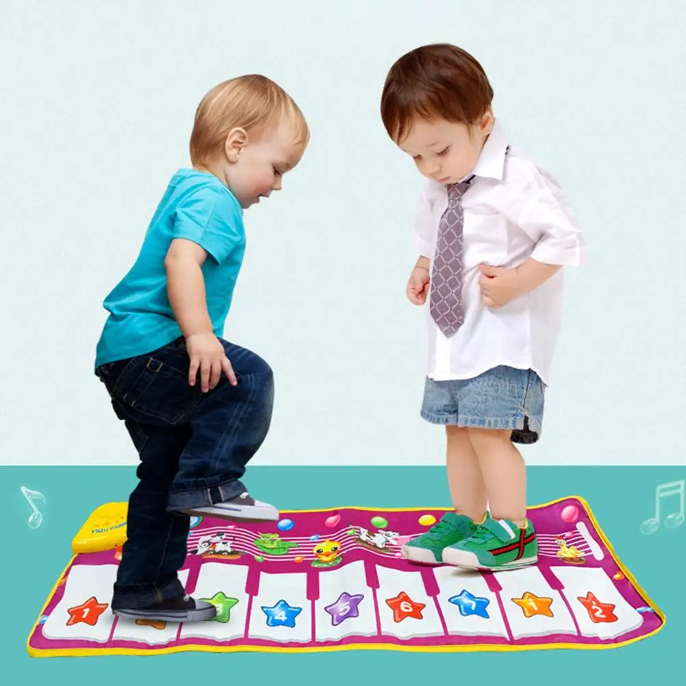 

Electronic Musical Keyboard Piano Mat Music Instrument Game Music Toys Crawling Rug Educational Toys for children 5 year old
