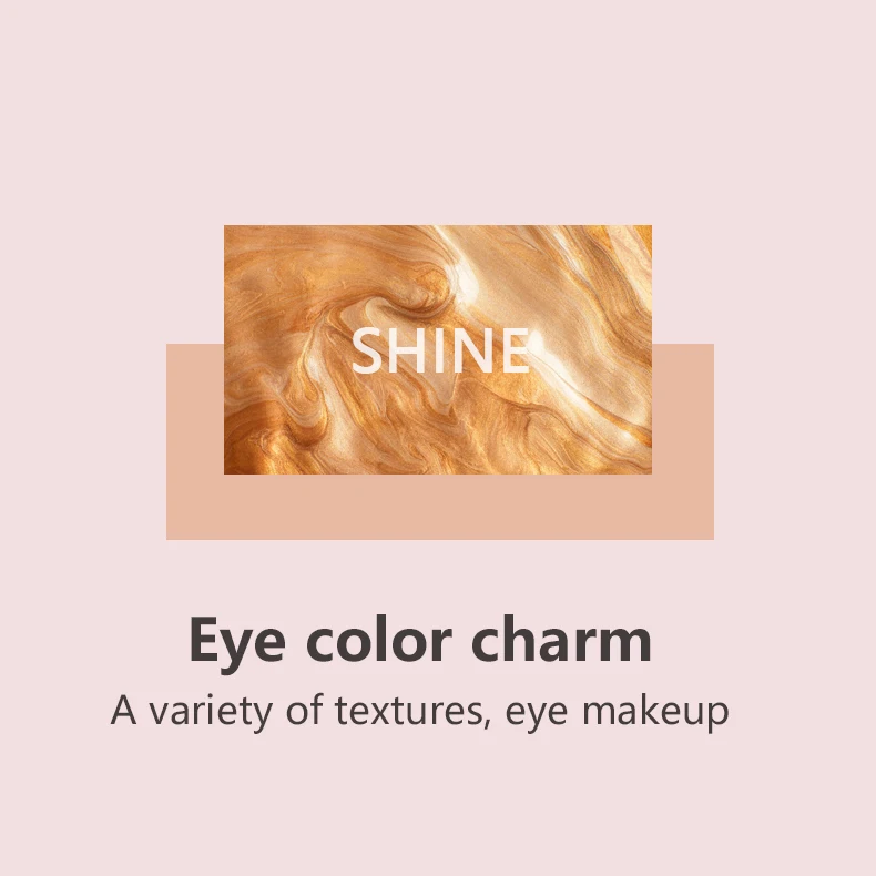 

Portable Sparkling Eye Shadow Matte Smudge Eye Shadow Delicate And Easy To Color Waterproof