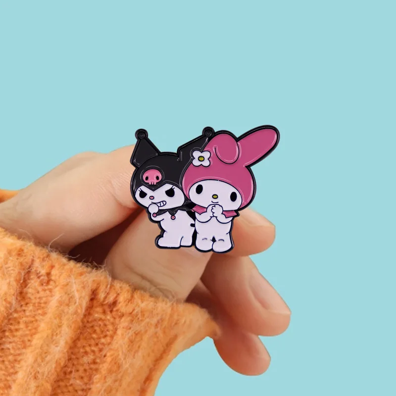 Милые эмалированные булавки Krmi My Meloddt крутящиеся с музыкой танцевальные