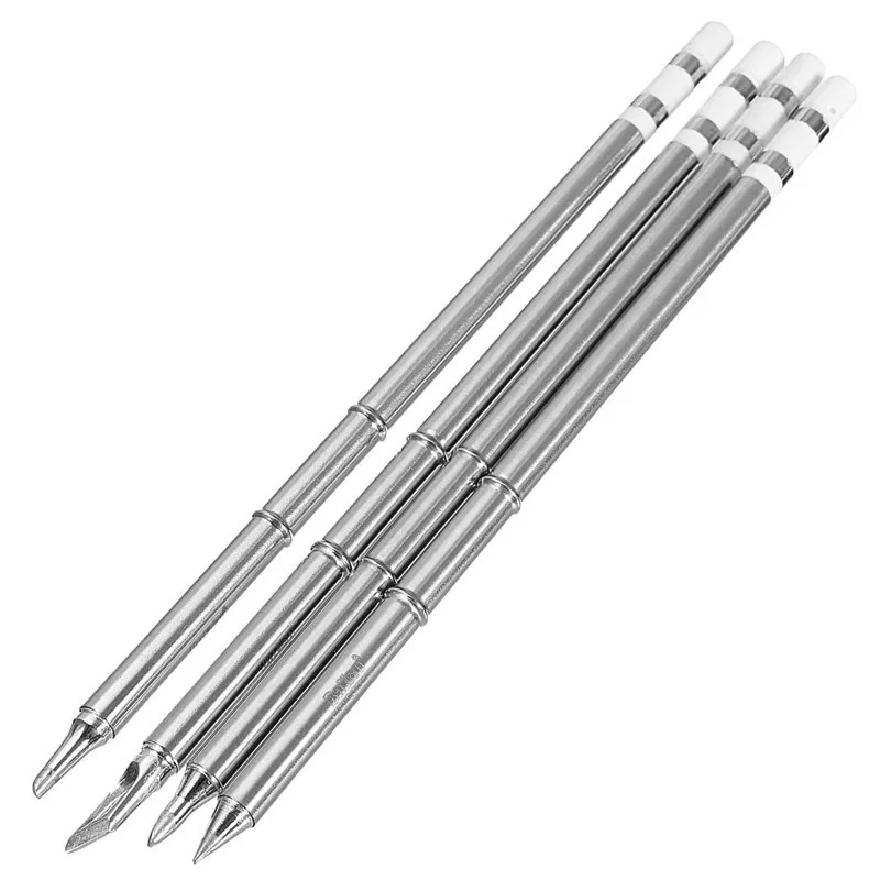 

4pcs T12-K T12-B T12-BC2 T12-D24 Soldering Iron Tips T12 series for Soldering ReWork Station