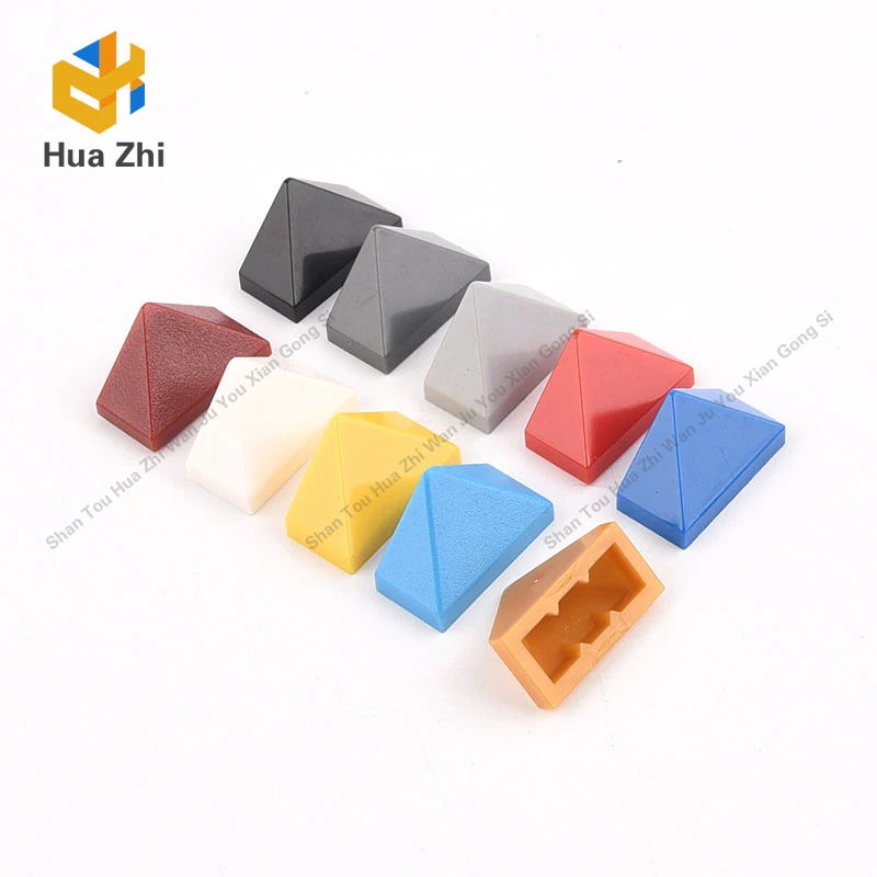 10PCS 15571 Slope 45° 2 x 1 Triple with Inside Stud HolderBuilding Blocks Parts MOC DIY Education Build Toys Brick