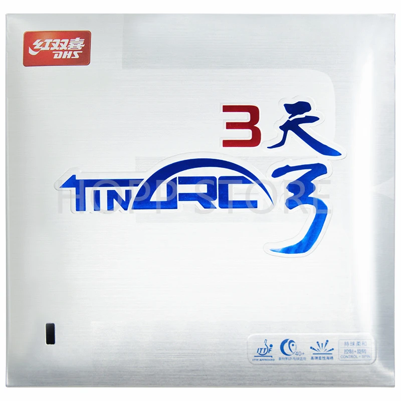 

DHS TINARC 3 table tennis rubber Original Pips-in with contorl loop DHS TINARC-3 ping pong sponge