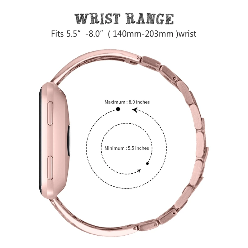 

Uclio Wrist Band for Fitbit Versa Lite/Versa Bracelet Replace WatchBands Smart Band Strap with Diamonds