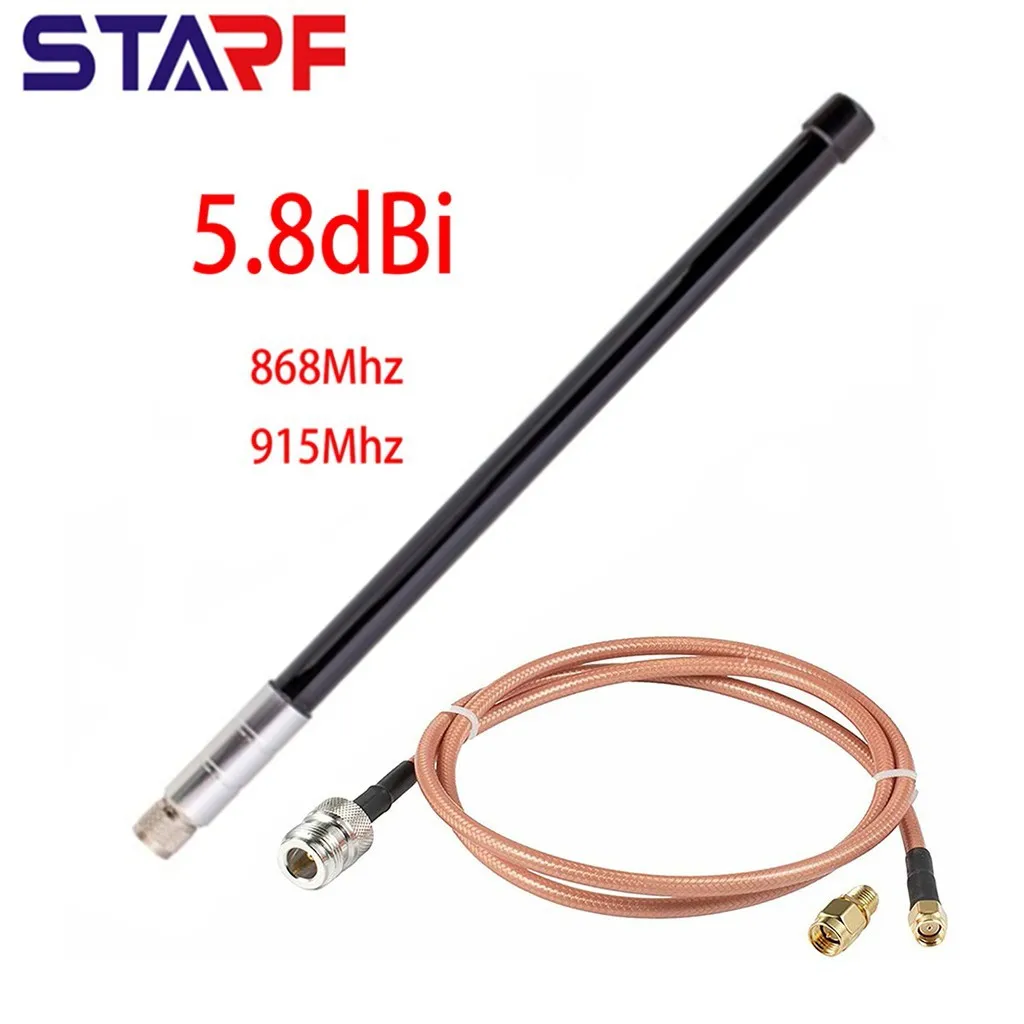 

860-930MHZ LoRa Antenna 5.8dBi Helium Hotspot HNT Miners Antenna Fiberglass Aerial Kit With RG142 Cable Outdoor Antenna