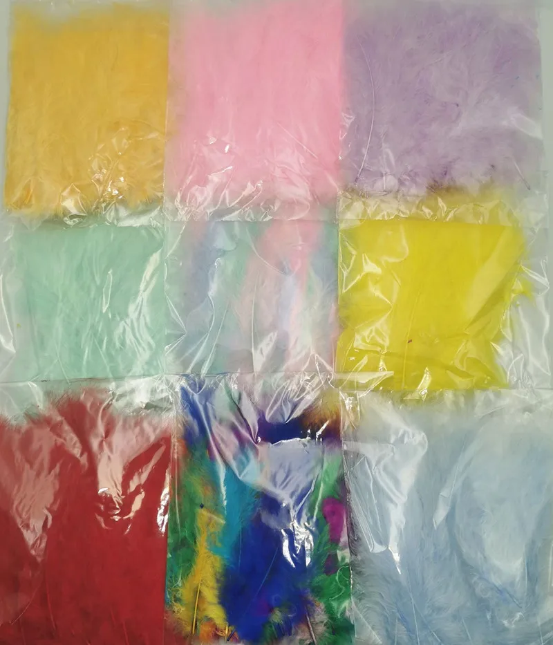 Пушистые перья индейки Марабу 4-6 дюймов пушистые куриные для свадебвечерние НКИ