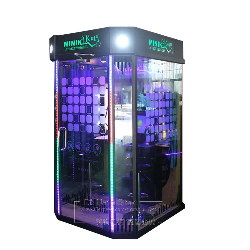 

Game Center Music House Practice Song Singing Room Amusement Simulator Video Arcade Machine Karaoke Booth Mini KTV Game Machine