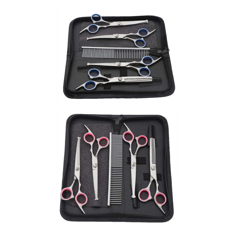 

6 "профессиональная машинка для стрижки волос ножницы парикмахерский салон ножницы для стрижки волос Набор инструментов 5 шт./компл. для дом...