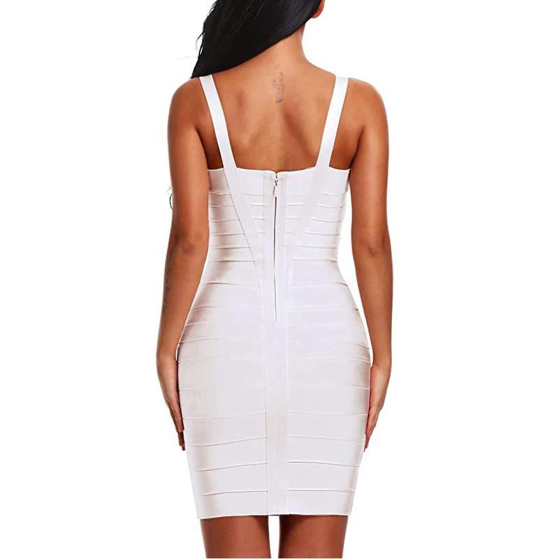 INDRESSME, Бандажное платье, сексуальное, мини, на тонких бретелях, бодикон, без бретелек, Клубные, вечерние, летние, женские платья, Femme Vestidos