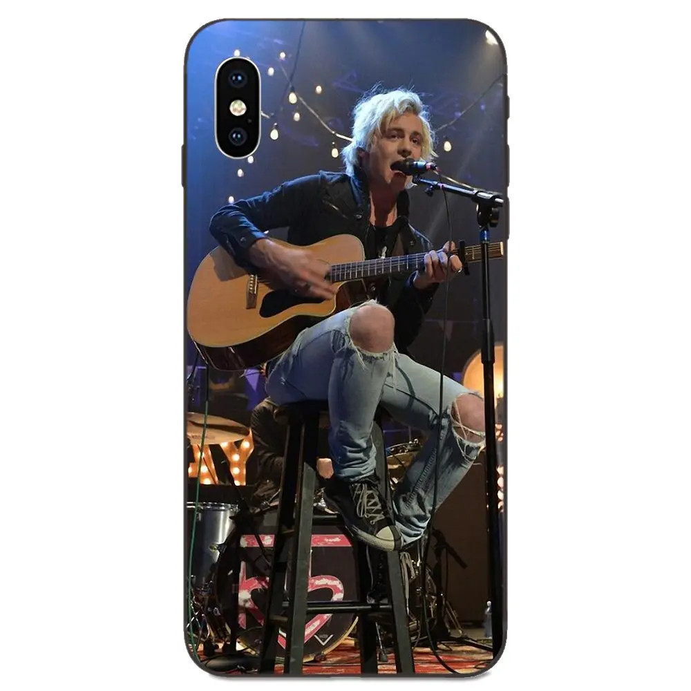 Чехлы из ТПУ для мобильных телефонов чехлы с ремешком Ross Lynch R5 Ультратонкий чехол