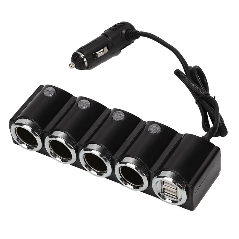 Двойной Порты USB переходник автомобиля Авто розетка для автомобильного