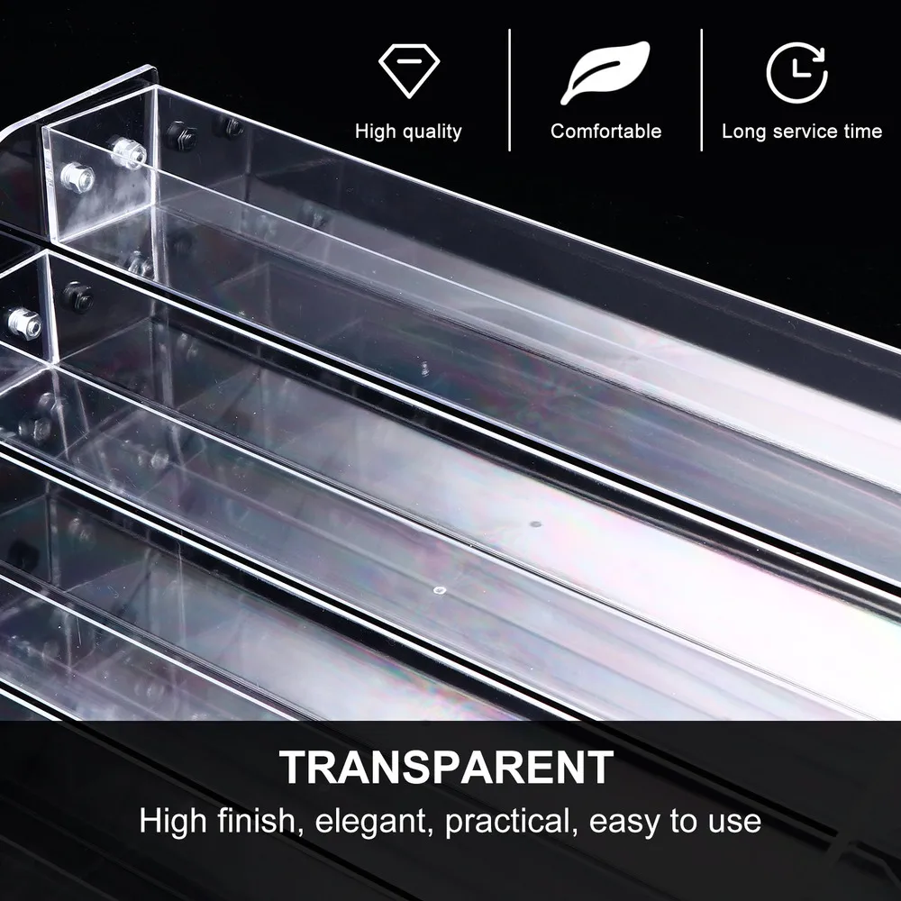 

Lipstick Lip Gloss Stand Shelf Transparent Nail Polish Rack Case Organizer