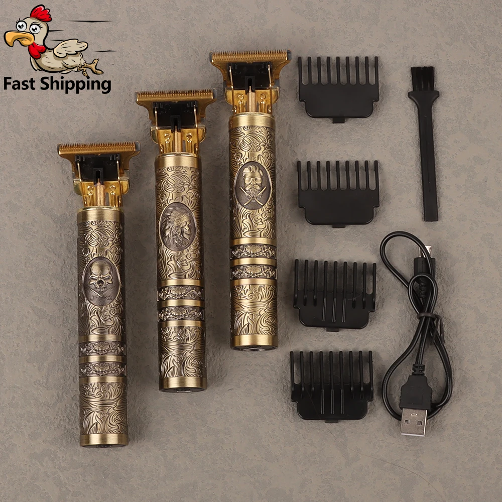 Профессиональная электрическая машинка для стрижки волос T9 триммер 0 мм