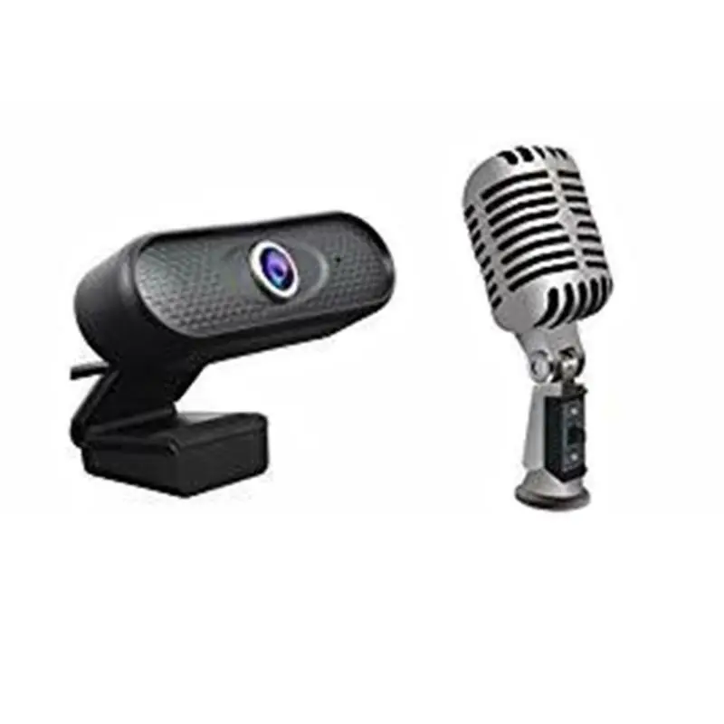 

1PC 1080P Webcam High Resolution Computer Peripherals Plastic Built In Microphone