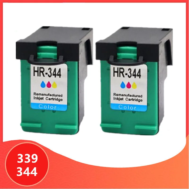 Цветной совместимый картридж 339 344 для принтера hp officejet 7210 7313 7410 Photosmart 2710 8450 2