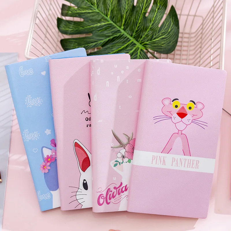 Kawaii планировщик книга Снова в школу Единорог Розовая пантера блокнот А6 ручная