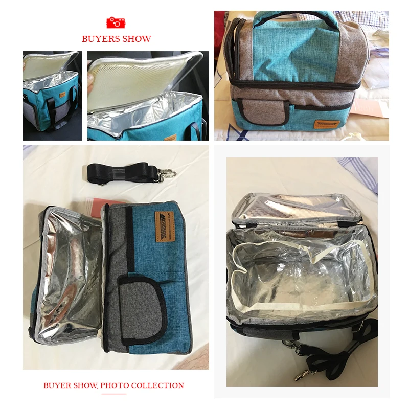 

Oxford Insulation Cooler Bags Wine Large Capacity Lunch Tote Bag Bottle Thermal Backpack Food Fresh Keeping Picnic Package Stuff
