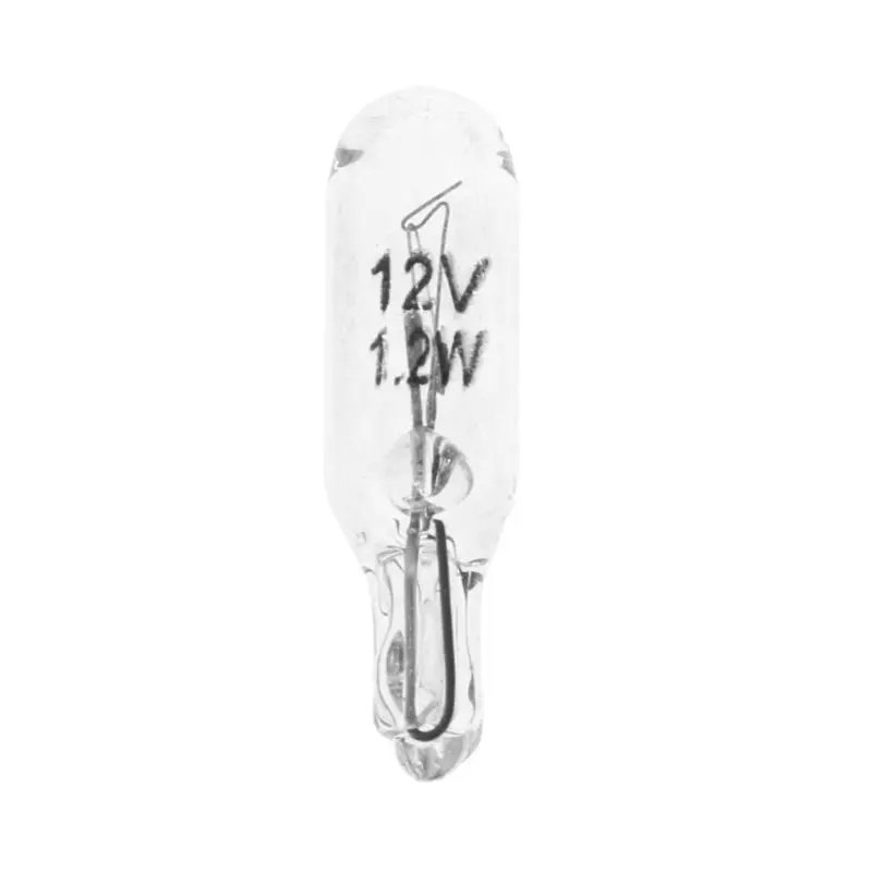 

10Pcs T10 W5W White Color 5W 194 501 Halogen Bulb Side Wedges Car Light Source Instrument Lamp P82B