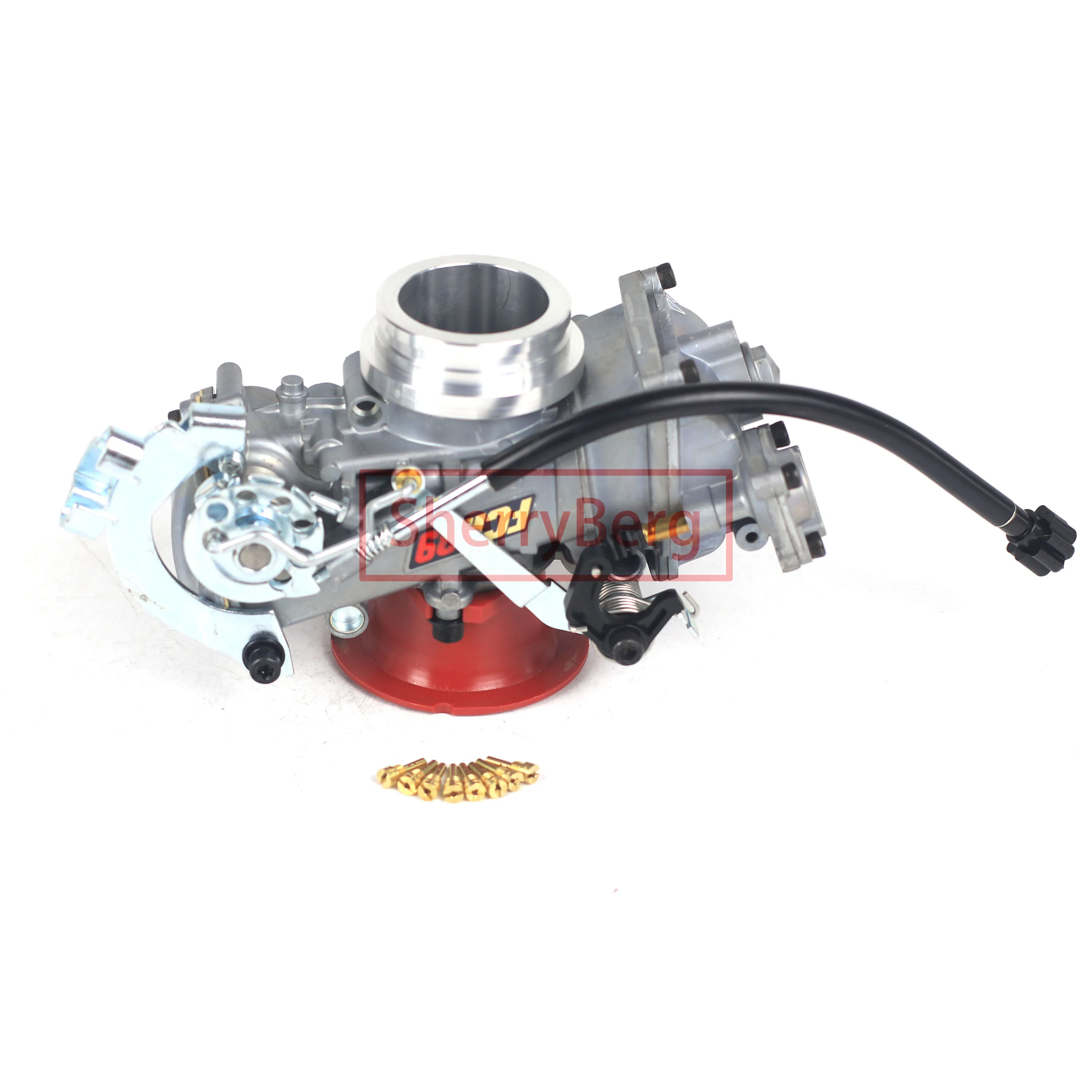 Карбюратор SherryBerg CARB FCR39 Slant Side КАРБЮРАТОР FCR 39 Flatslide для KTM XR DR KLX KLX400 DRZ 400S 400E