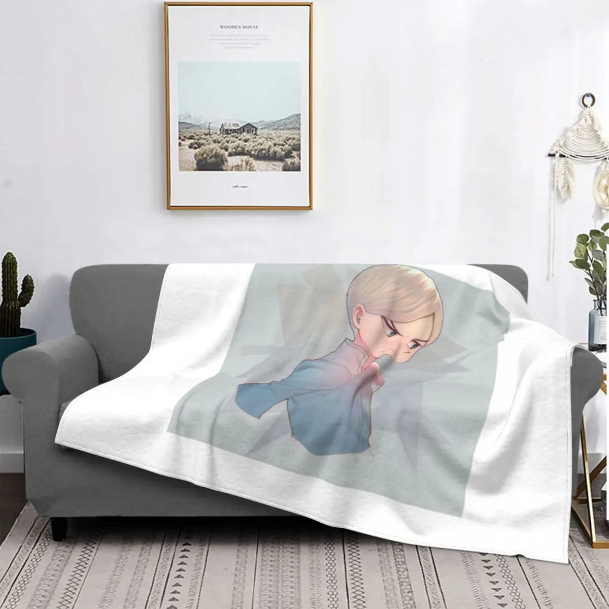 

Ranking Of Kings Bojji Coral Fleece Blanket Velvet Japanese Anime Warm Blankets Cotton Quilt Home Sofa Bedroom Bedding Throws