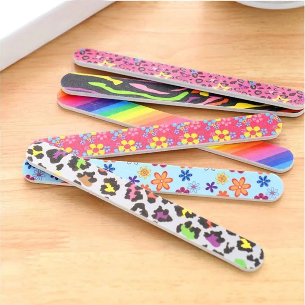 5 шт./лот пилочки для ногтей блочный буфер педикюра акриловый маникюр гель