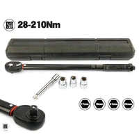 12 square drive torque wrench 5 100 ft lb two way precise ratchet wrench repair spanner key 28 210 n m accurately mechanism