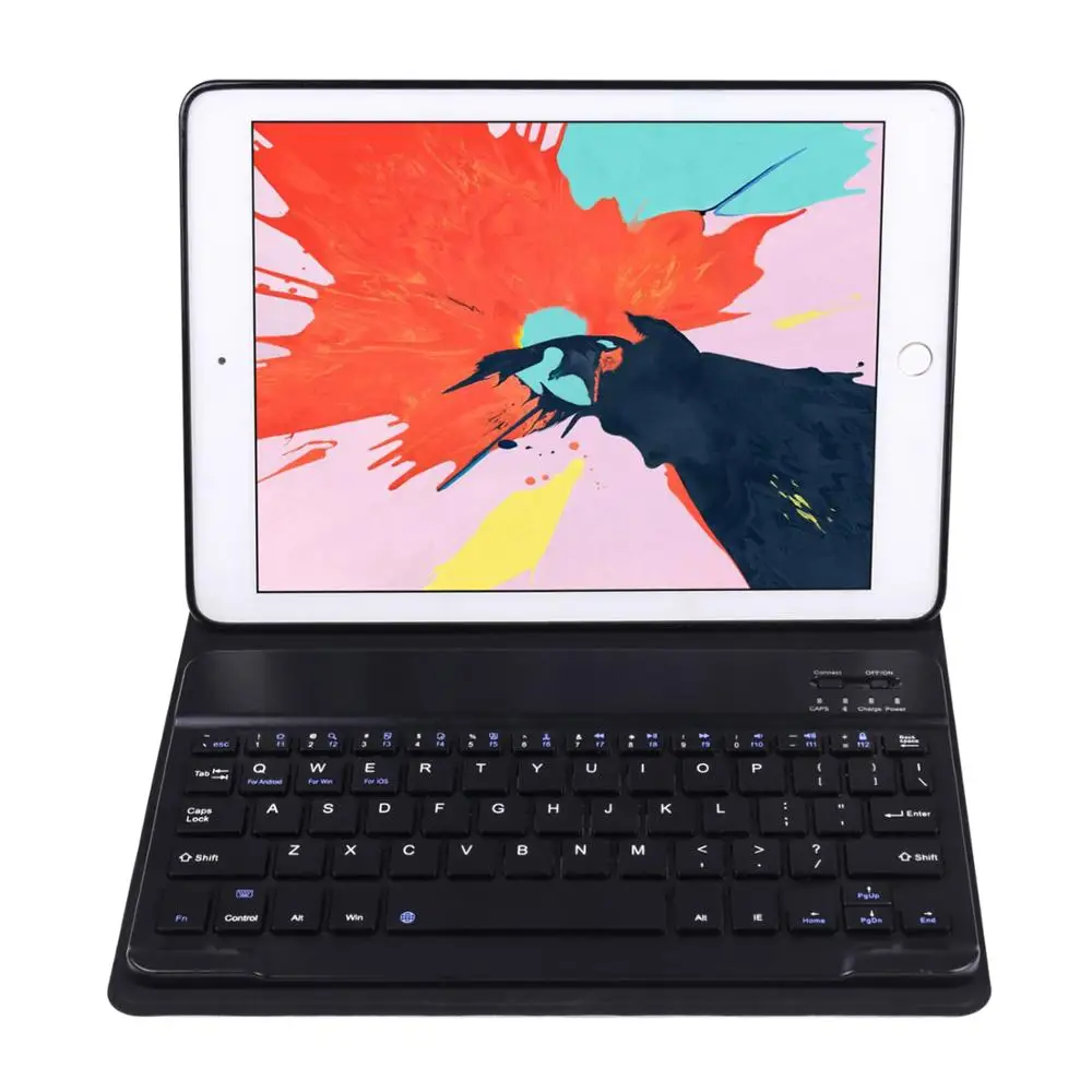 Кожаный чехол с Bluetooth-клавиатурой для iPad Air 1 2 2017 2018 9 7 | Компьютеры и офис