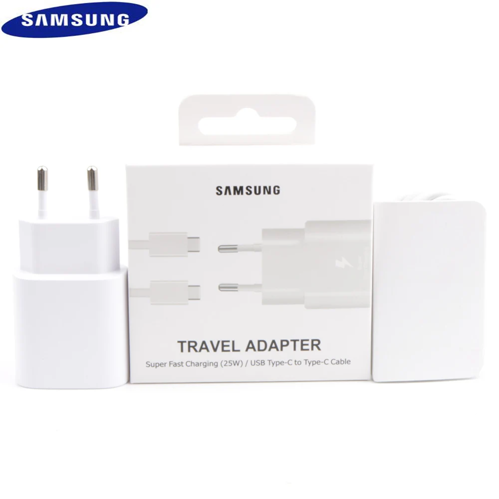 

Original Samsung S21 S20 5G 25w Charger Super Fast Charge Usb Type C Pd PPS Quick Charging EU For Galaxy Note 20 Ultra 10
