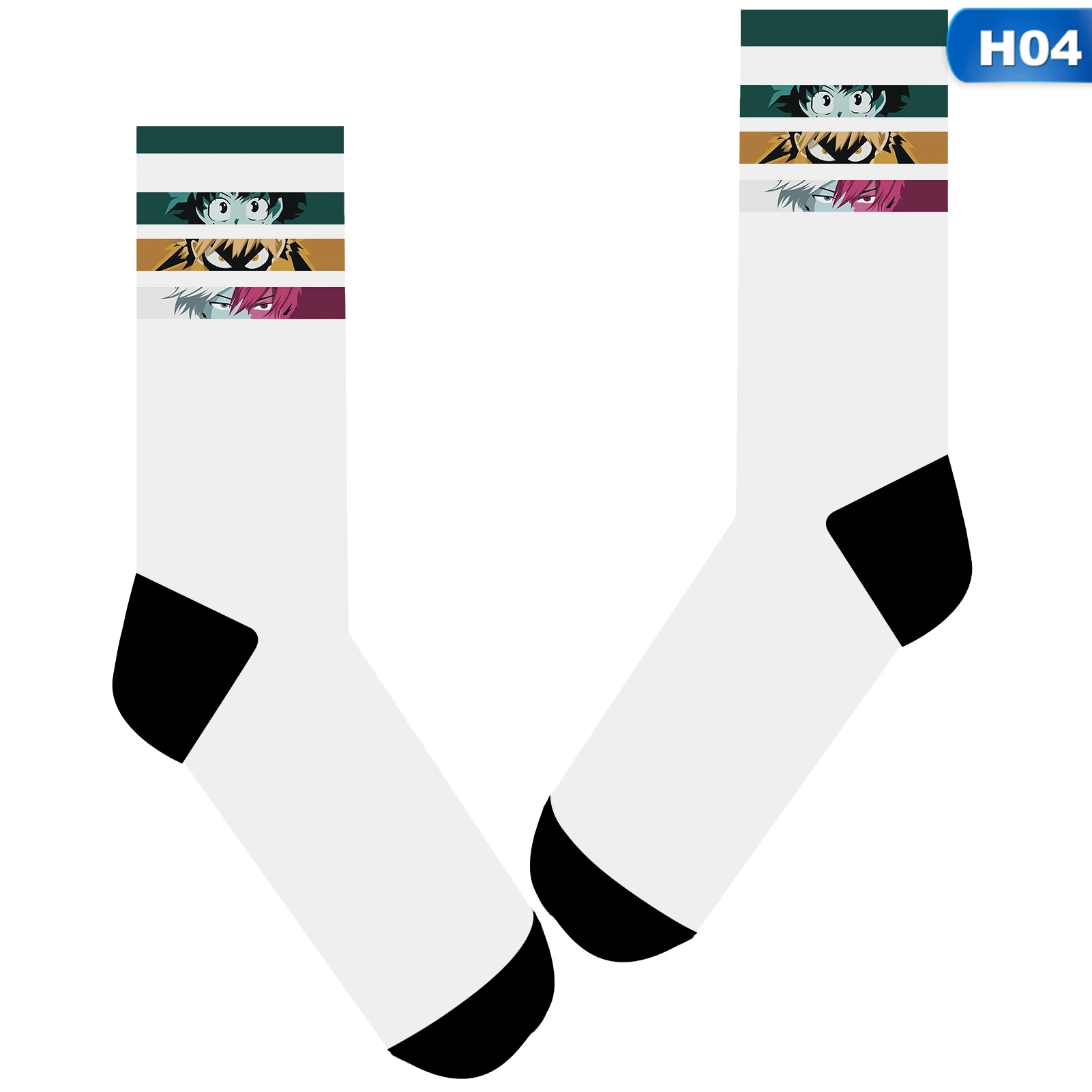 

Funny Sock My Hero Academia Cotton Personality Anime Socks Skateboard Socks Christmas Gift