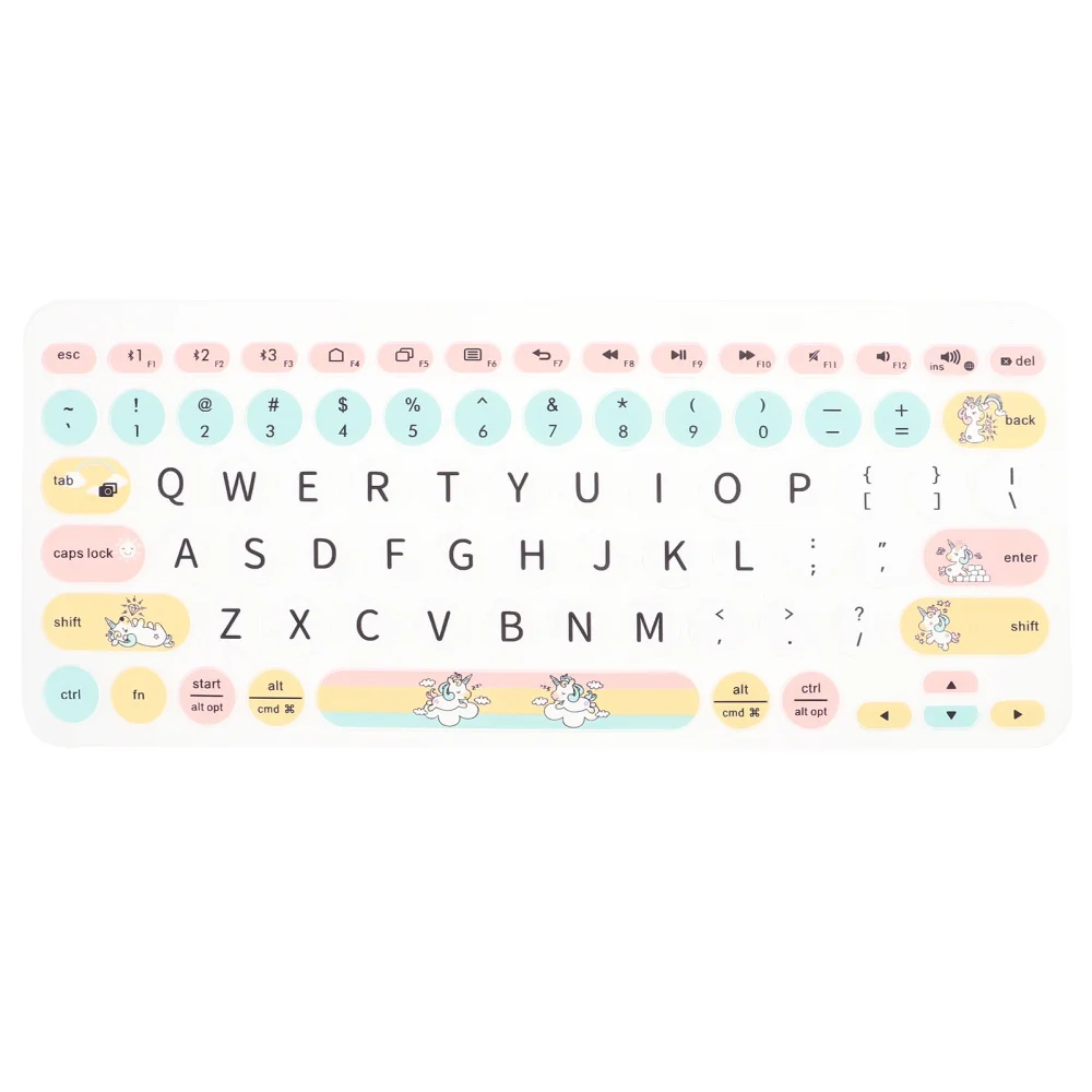 

Радужный защитный чехол для клавиатуры ноутбука совместимый с Logitech K380