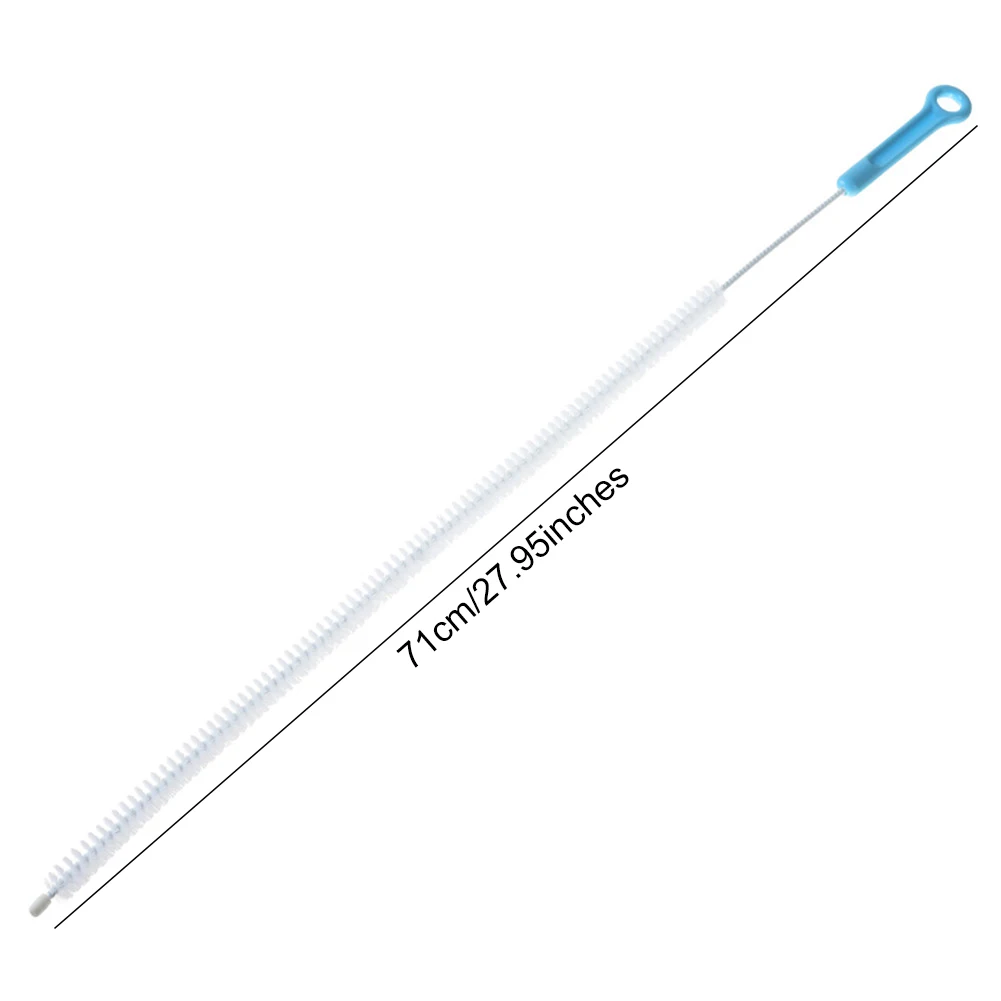 

1PC Kitchen Sink Cleaning Hook Sewer Dredging Spring Pipe Hair Dredging Tool Removal Sink Cleaning Tool With 71CM #WO