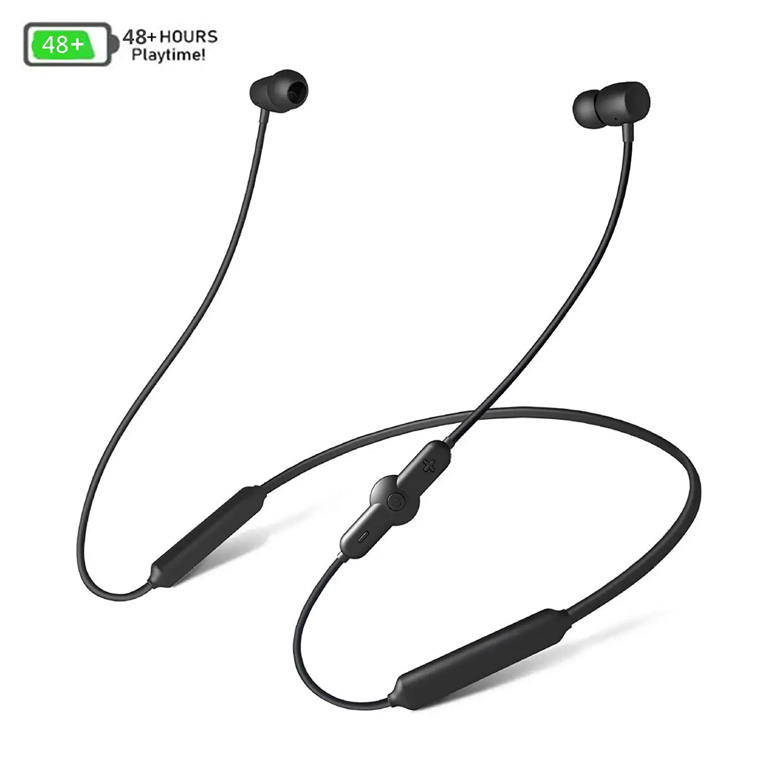 Спортивные Беспроводные наушники с шейным ободом Bluetooth гарнитура микрофоном для