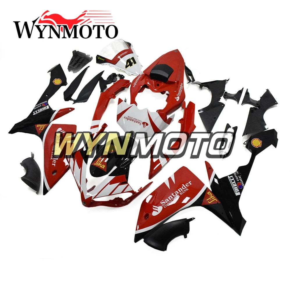 

Комплект обтекателей из АБС-пластика, красный, черный, белый, для Yamaha YZF1000 R1 2007 2008 07 08 года
