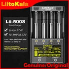 Зарядное устройство LiitoKala Lii-500, PD4, 500S LCD, 3,7 В, для батарей 18650, 18350, 18500, 21700, 20700B, 20700, 14500, 26650, AA, литиевых, NiMh