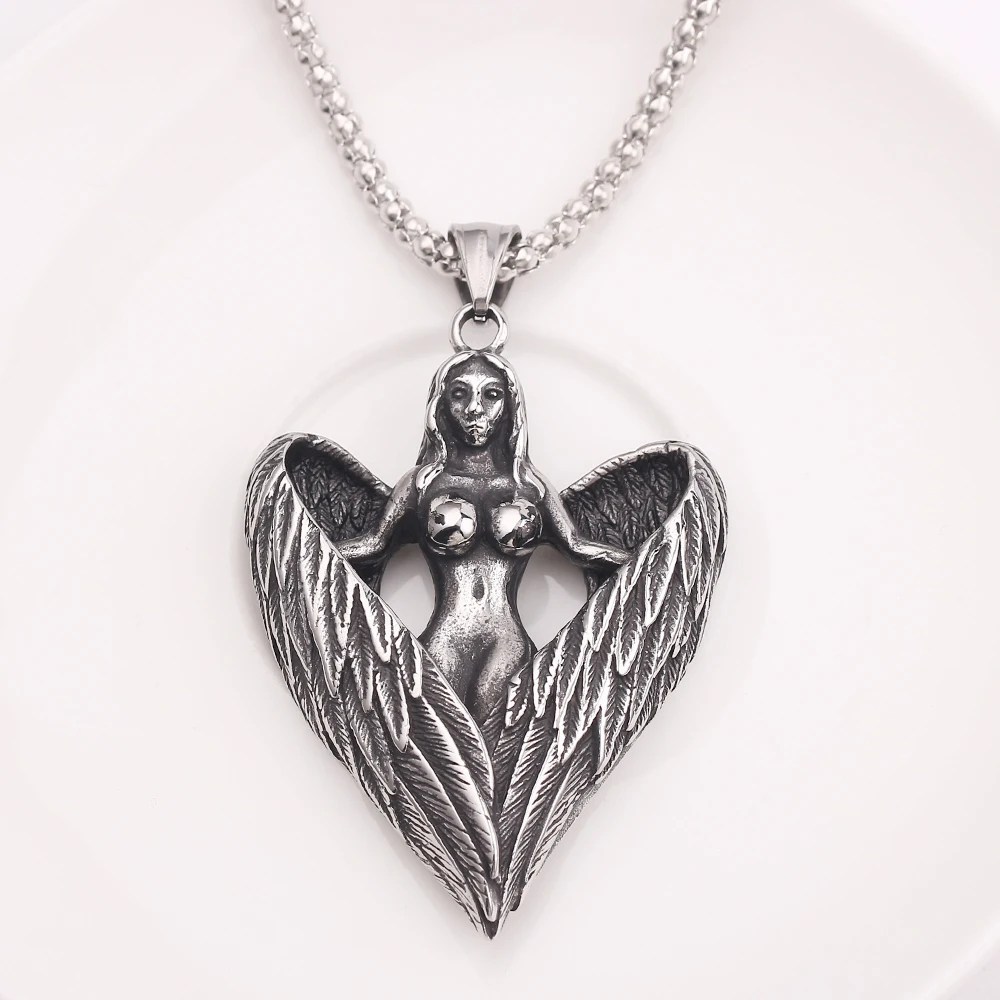 Ожерелье с подвеской в виде крыльев Ангела для женщин | Украшения и аксессуары