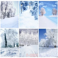 winter natural scenery photography background forest snow landscape travel photo backdrops studio props 21514 af 36