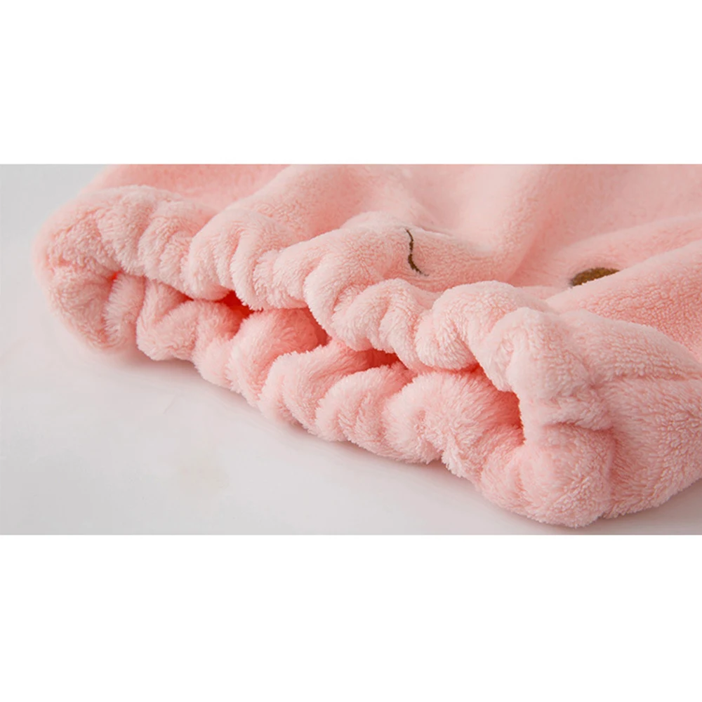 Милая шапка для быстрой сушки волос воздухопроницаемость микрофибра тюрбан