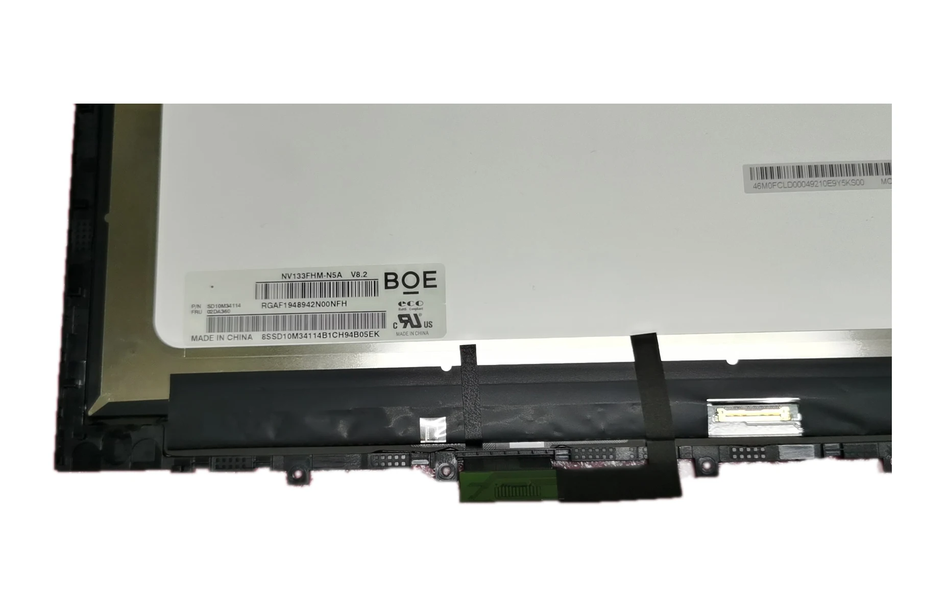 Оригинальный сенсорный ЖК-экран для ноутбуков L380 Yoga 20M7 20M8 ThinkPad 13 3 дюйма LGD 02DA313 FHD