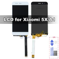 100 tested for xiaomi mi a1 mia1 mi5x mi 5x lcd display touch digitizer assembly with frame replacement aaa quality