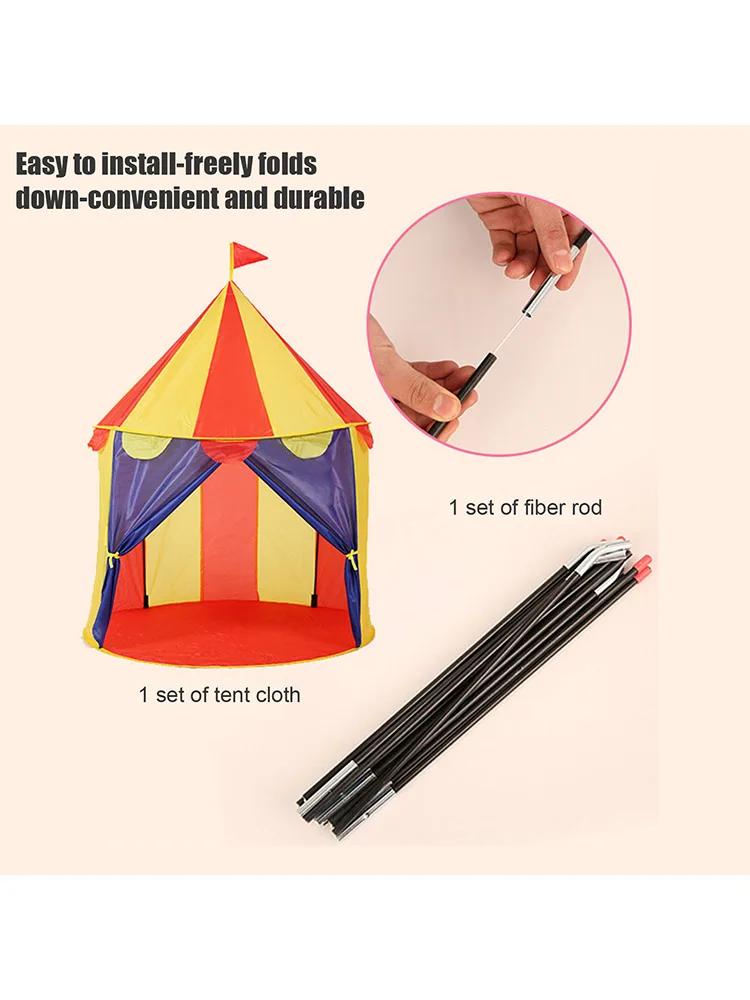 

Kids Play Tent Indoor Playhouse Yurt Baby Toys Ball Pool For Children Kids Ocean Balls Pool Foldable Kids Play Tent Playpen
