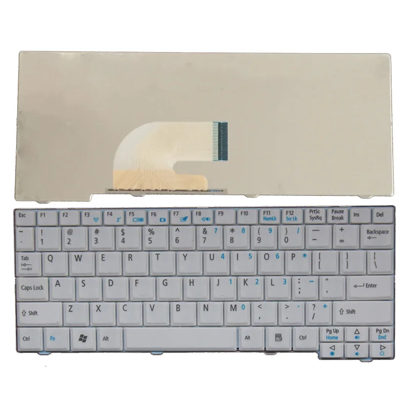Клавиатура для ноутбука Acer Aspire One ZG5 D150 A150 A150L ZA8 ZG8 D210 D250 A110 AO531H Emachines EM250 английская
