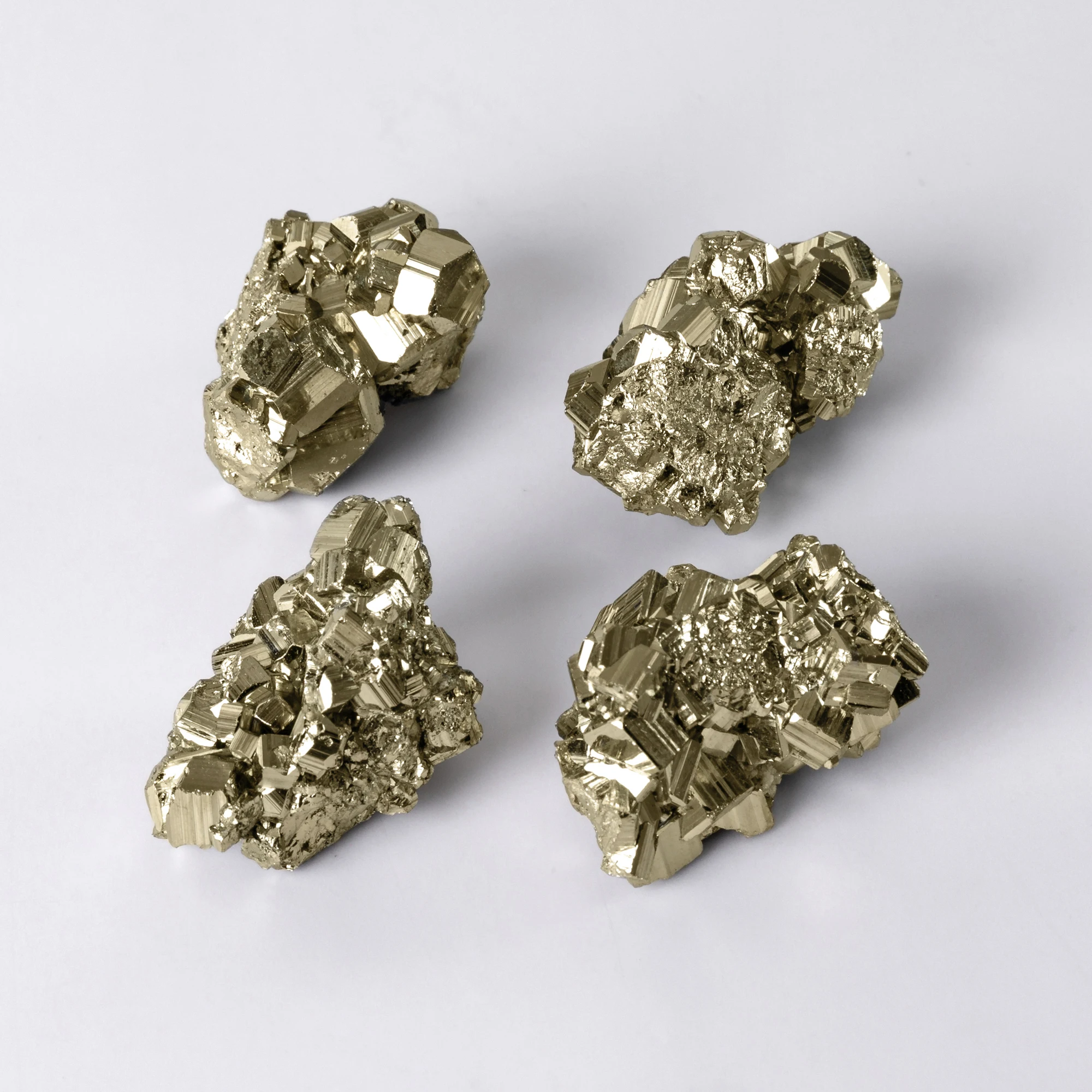 Nugget Pyrite естественный неправильной формы с кристаллами Колчедана минеральные