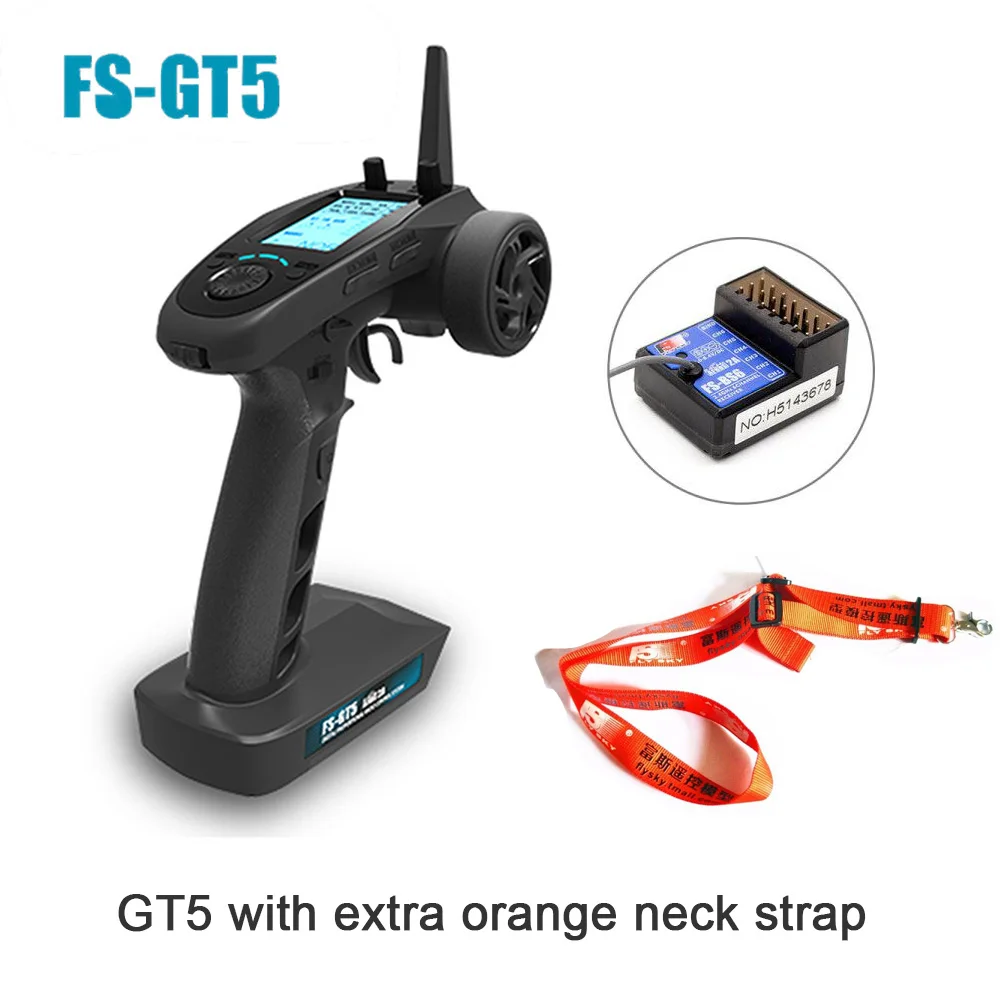 FlySky FS-GT5 2,4G 6CH AFHDS Радиоуправляемый передатчик пульт дистанционного управления с FS-BS6 приемником Встроенный гироскоп, безопасный для радиоуправляемого автомобиля лодки