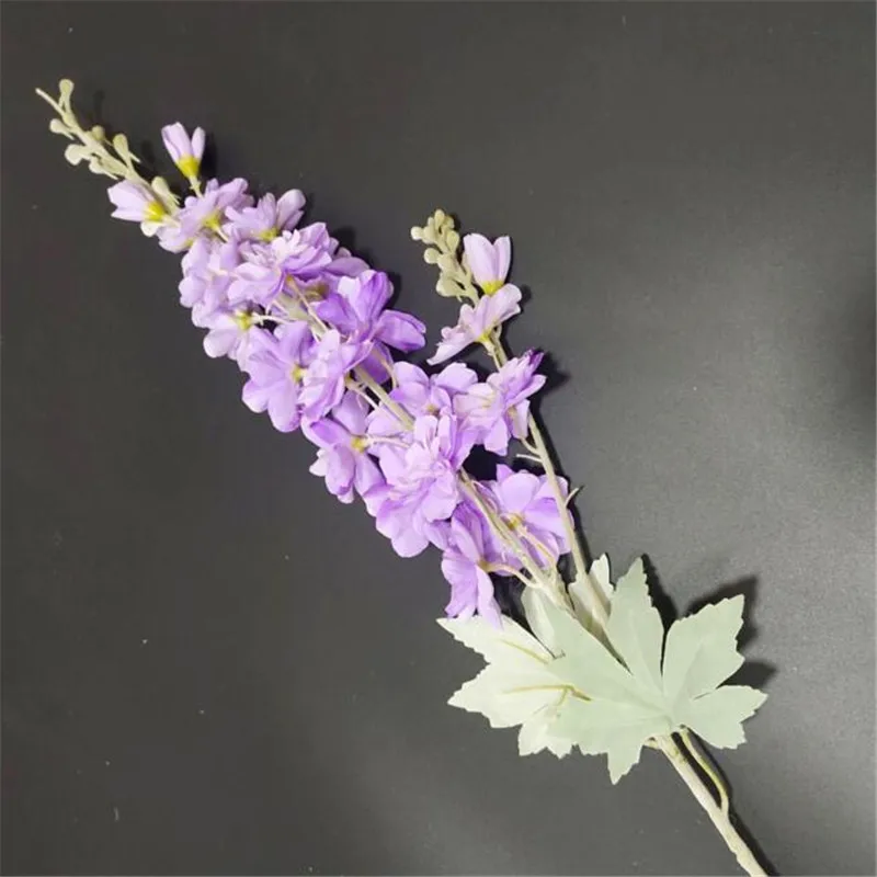 10Pcs Fake Single Stem Delphinium 31.5&quot Simulation Autumn Hyacinth for Wedding Home Decorative Artificial Flowers | Дом и сад