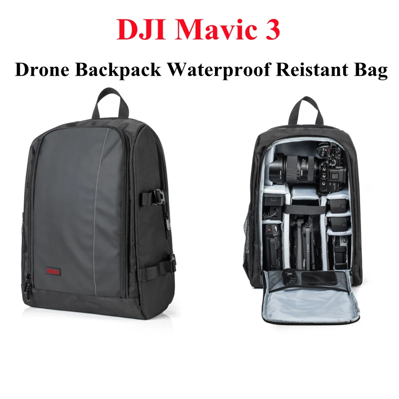 

Классический рюкзак для DJI Mavic 3, водонепроницаемый чехол для переноски, подкладка «сделай сам», сумка для хранения, рюкзак для DJI Mavic 3, аксессуары для дрона