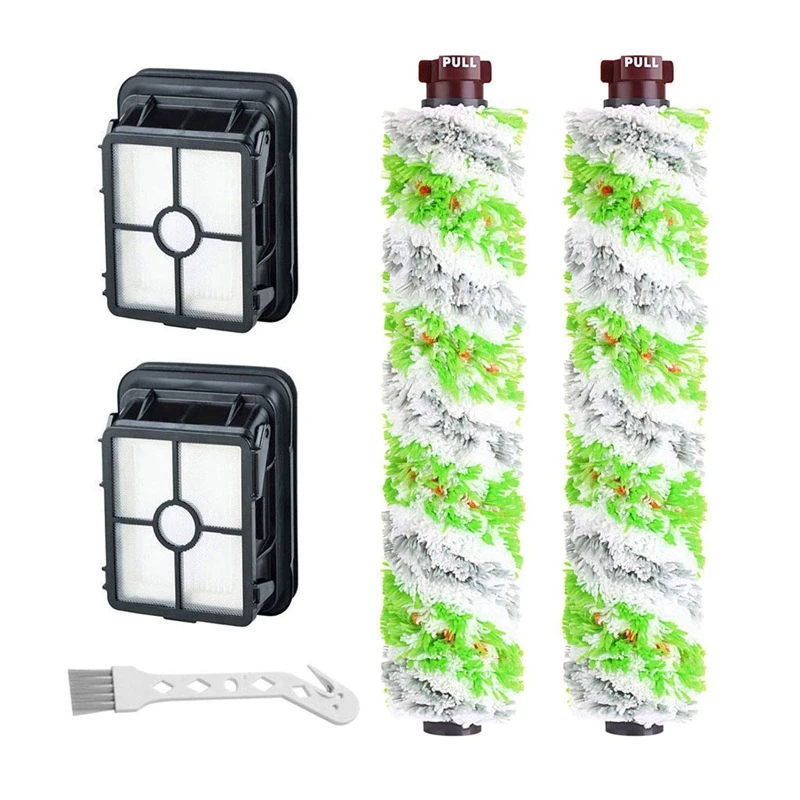 

2 упаковки многоповерхностных рулонов кистей для домашних животных + 2 упаковки вакуумных фильтров 1866 Замена для перекрестного пылесоса ...