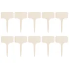 10 шт. деревянный Творческий садоводческий ярлыки для растений можете написать вставка наземный цветы инструмент парниковых Воротник Цветы Инструмент знак теги