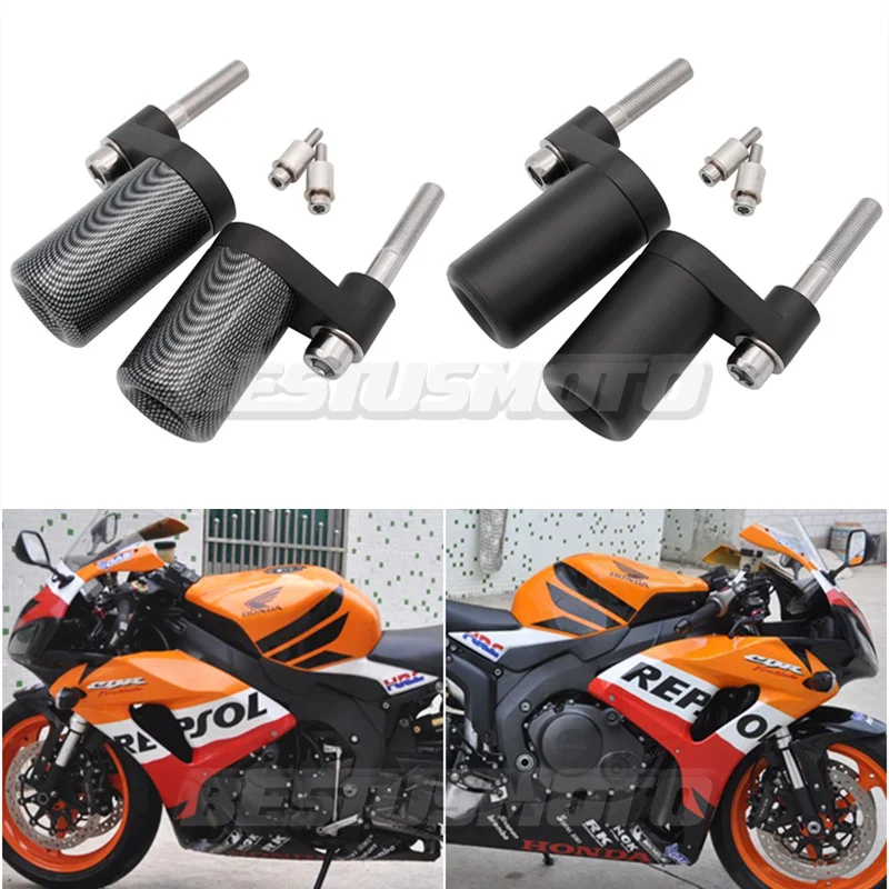 Мотоцикл черный карбон без рамки ползунки защита от падения для Honda CBR1000RR CBR 1000RR 1000
