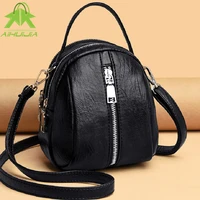 multifunctional female small backpack simplicity womens shoulder bag new high quality pu leather all match travel women handbag