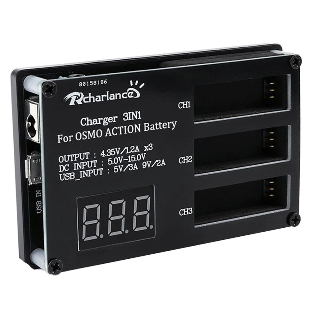 

Зарядное устройство 3 в 1 для спортивной экшн-камеры DJI OSMO